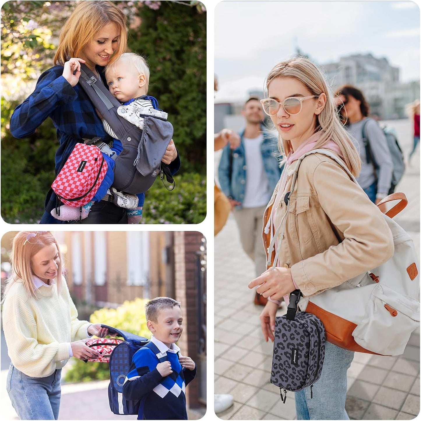 Small Cooler Bag Freezable Lunch Bag for Work School Travel,Leak-Proof Small Lunch Bag,Small Insulated Bag for Kids/Adults,Freezer Lunch Bags,Freezable Snack Bag,Mini Lunch Bag Fit for Yogurt