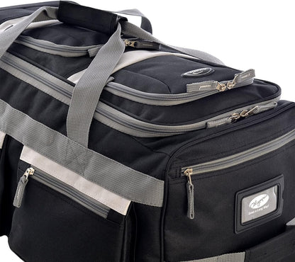 Olympia U.S.A. 29 inch Jumbo Size 8 Pockets Wheeled Rolling Duffel Bag Water Resistant Luggage Lightweight Travel Suitcase with Retractable Handle