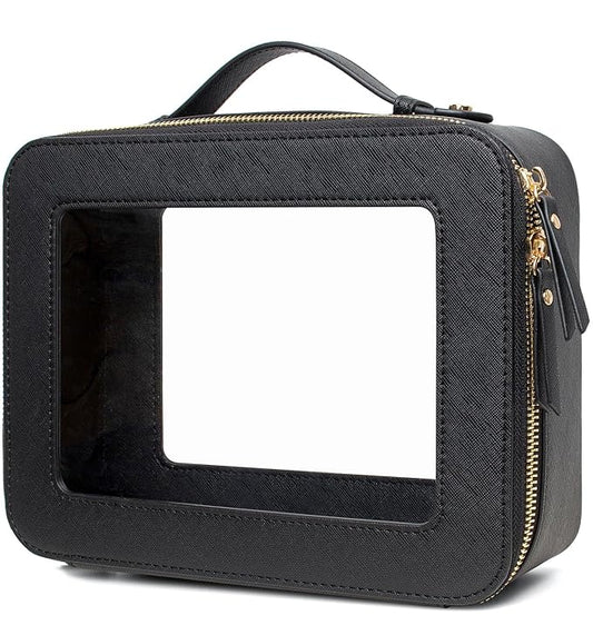 LETGO Clear Makeup Bags, TSA Approved Toiletry Bag by LETGO