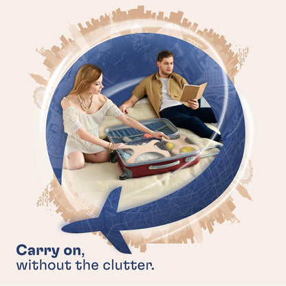 Shacke Premium 8 Packing Cubes Set - Lightweight Mesh Travel Luggage Organizers with Laundry Bag, 8-Piece Suitcase Storage System (Nude Biege)