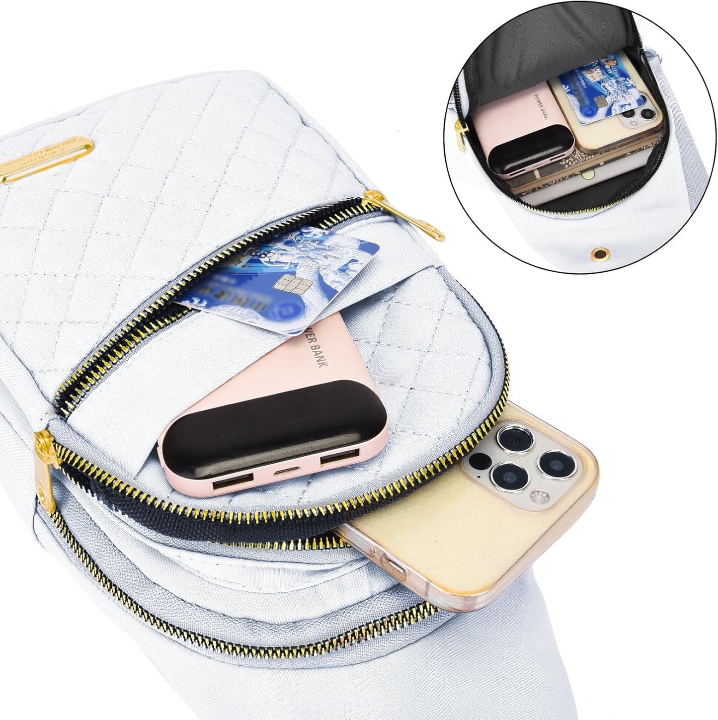 Small Sling Bag For Women Men Casual Crossbody Sling Backpack