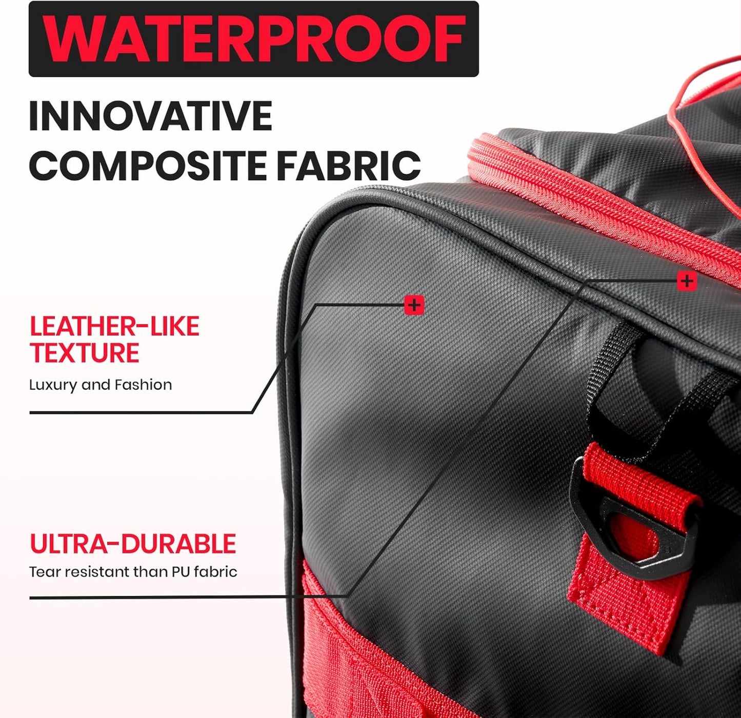 Fanwoli 30'' Rolling Duffel Bag with 2 Wheels - No-Sag Design for Heavy Loads, Expandable 100L-120L Luggage with Soft Handle & Lock, Waterproof Foldable Lightweight with for Travel, Camping,Moving