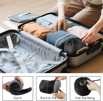 Travel Pillows for Airplanes, Neck Pillow for Traveling Using Memory Foam - Image 3