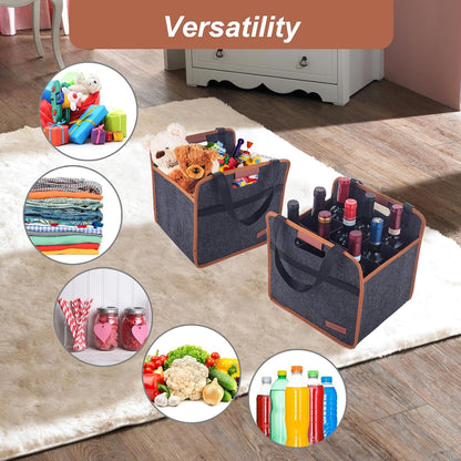 9 Bottle Wine Tote Bag, Insulated Thermal Padded Wine Carrier Tote, Reusable Wine Bags for Travel, Camping and Picnic, Perfect Wine Lover Gift