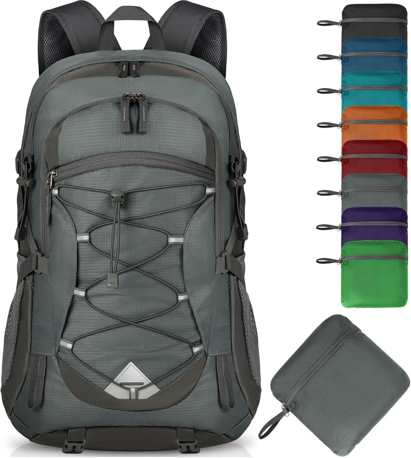 IGOLUMON Hiking Backpack 40L Packable Lightweight Camping Backpack Men Women Waterproof Hiking Daypack Outdoor Travel Daypack