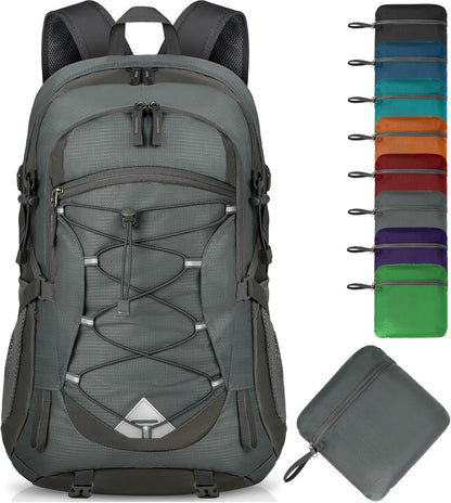 IGOLUMON Hiking Backpack 40L Packable Lightweight Camping Backpack Men Women Waterproof Hiking Daypack Outdoor Travel Daypack