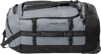 Eagle Creek Cargo Hauler Wheeled Duffel - Durable Duffel Bag for Travel - Easy Access Compartment - Deployable Backpack Straps - Lockable Zipper Opening - Charcoal - 110L