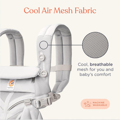 Ergobaby Omni Classic (formerly OMNI 360) All-Position Baby Carrier for Newborn to Toddler with Lumbar Support and Cool Air Mesh, 7-45 Pounds, Midnight Blue, One Size