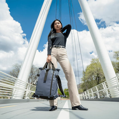 WANDRD All New PRVKE 15L V4 Camera Backpack: Built-In Camera Cube Travel Backpack with Quick Side Access, Rolltop Expansion, Clamshell Opening, Magnetic Tote Handles