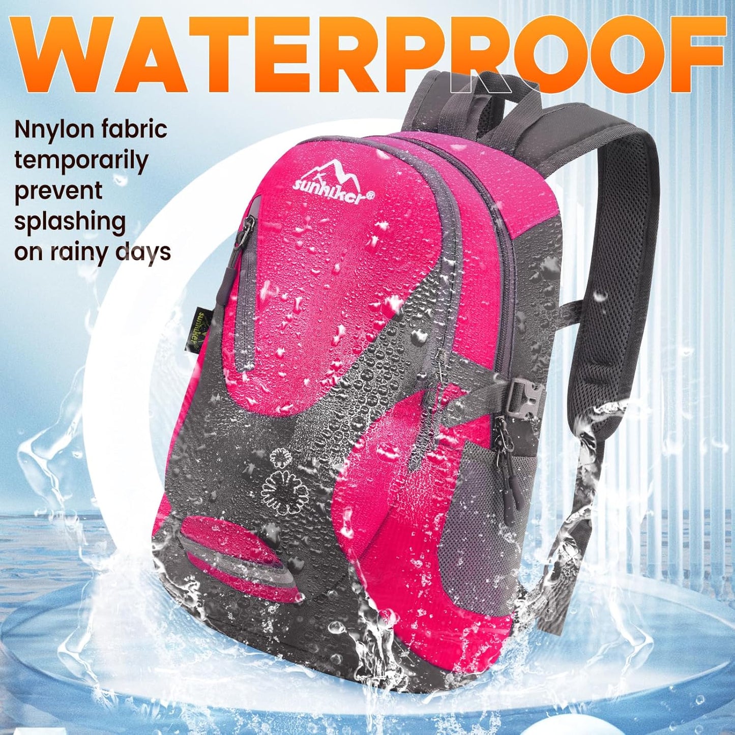 sunhiker Small Cycling Hiking Backpack Water Resistant Travel Backpack Lightweight Daypack M0714