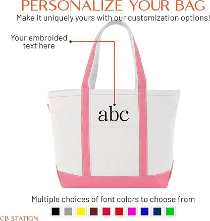 CB STATION Medium Classic Canvas Tote Bag - Image 8