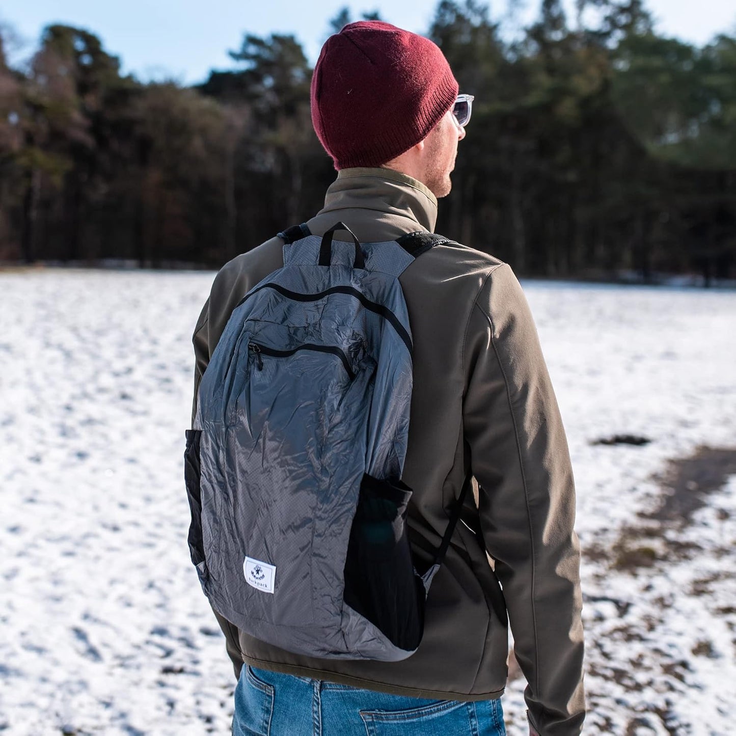 4Monster Hiking Daypack,Water Resistant Lightweight Packable Backpack for Travel Camping Outdoor