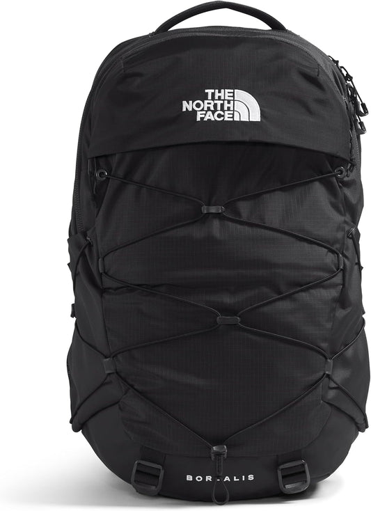 THE NORTH FACE Borealis Commuter Laptop Backpack | Water Repellent Finish, 16" Laptop Sleeve, Large Main Compartment for Everyday Carry, TNF Black/TNF Black-NPF, One Size
