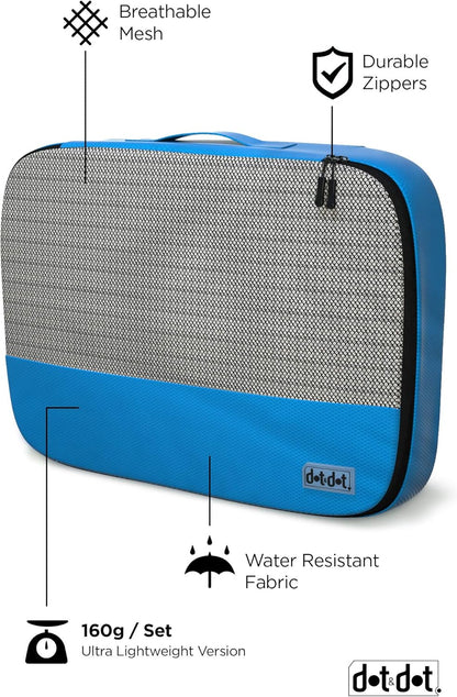 Large Packing Cubes for Suitcases - 5 Pcs set of Packing Cubes for Travel Carry on Suitcase Organizer Bags - Travel Cubes Organizer Bags for Luggage