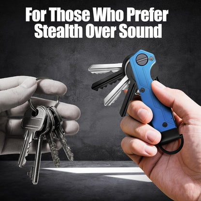 Key Organizer for Men Compact Key Holder Minimalist Key Case Metal Key Chain Key Holder for Keychain Secures 2-5 Keys