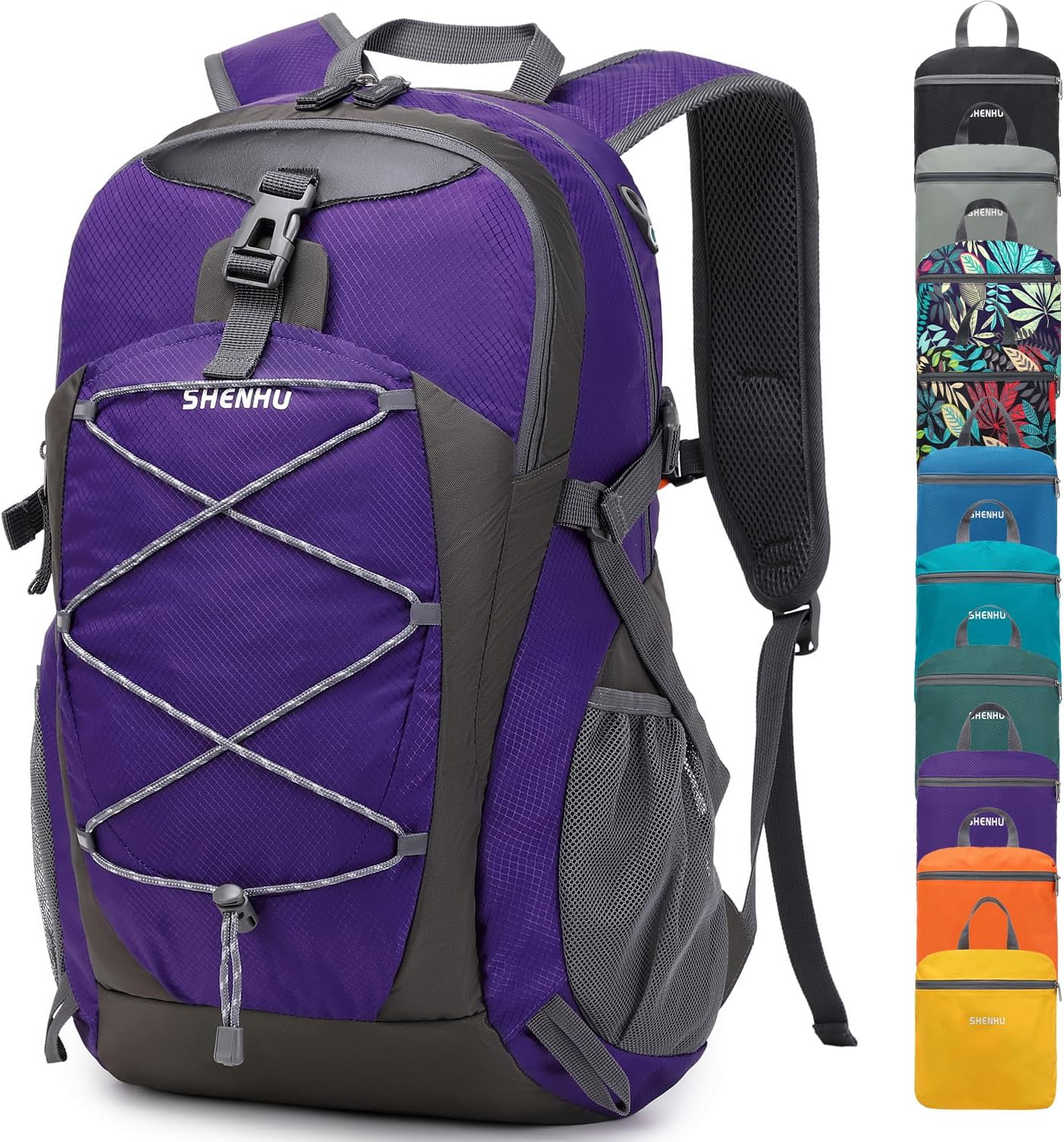 40L Hiking Backpack Lightweight Daypack Waterproof Travel Camping Backpack for Men Women Sport Packable