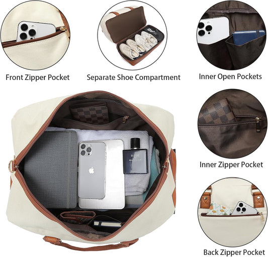 seyfocnia Rolling Duffle Bag with Wheels, Duffle Bag for Travel Women Carry On Luggage Wheeled Overnight Weekender Bag Men