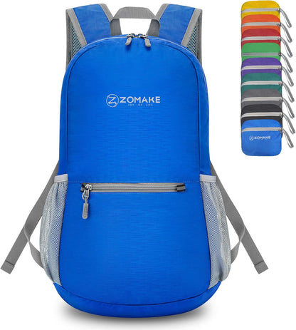 ZOMAKE Ultra Lightweight Hiking Backpack 20L - Packable Small Backpacks Water Resistant Daypack for Women Men(DodgerBlue)