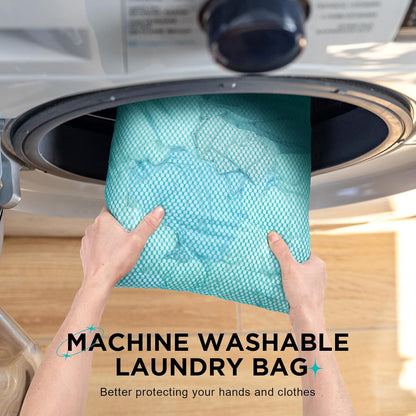 8 Set Compression Packing Cubes for Travel Essentials,Compressible Expandable Packing Cubes for Suitcase,OlarHike Luggage Organizer Bags for Travel,Handy Helper for Organizing Clothes(Blue Green)