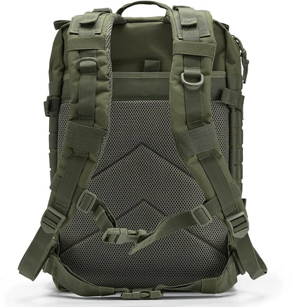 QT&QY 45L Military Tactical Backpacks For Men Camping Hiking Trekking Daypack Bug Out Bag Lage MOLLE 3 Day Assault Pack