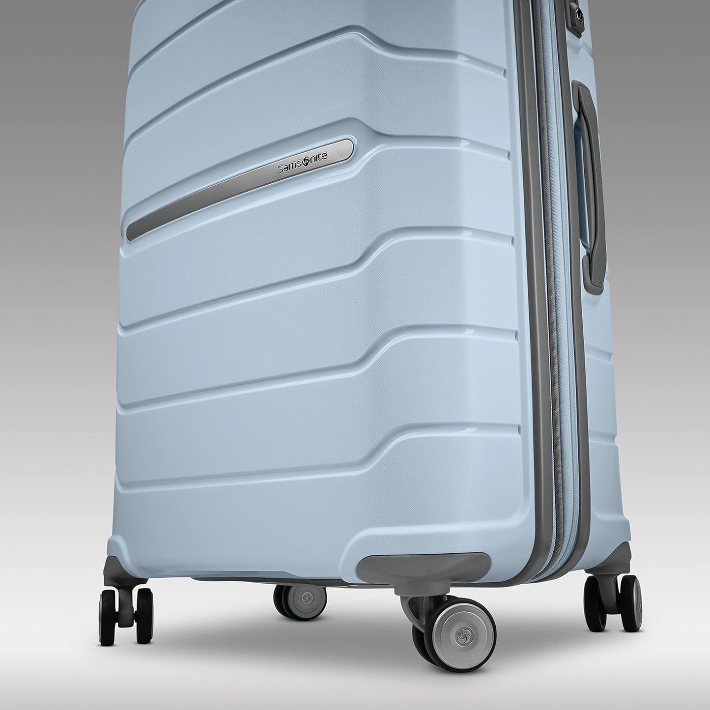 Samsonite Freeform Hardside Expandable Luggage with Spinners | Powder Blue | 2PC SET (Carry-on/Large)