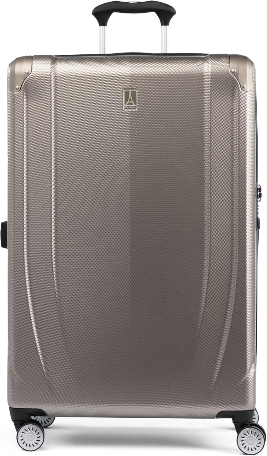 Travelpro Pathways 3 Hardside Expandable Luggage, 8 Spinner Wheels, Lightweight Hard Shell Suitcase, Checked Large 28 Inch, Champagne