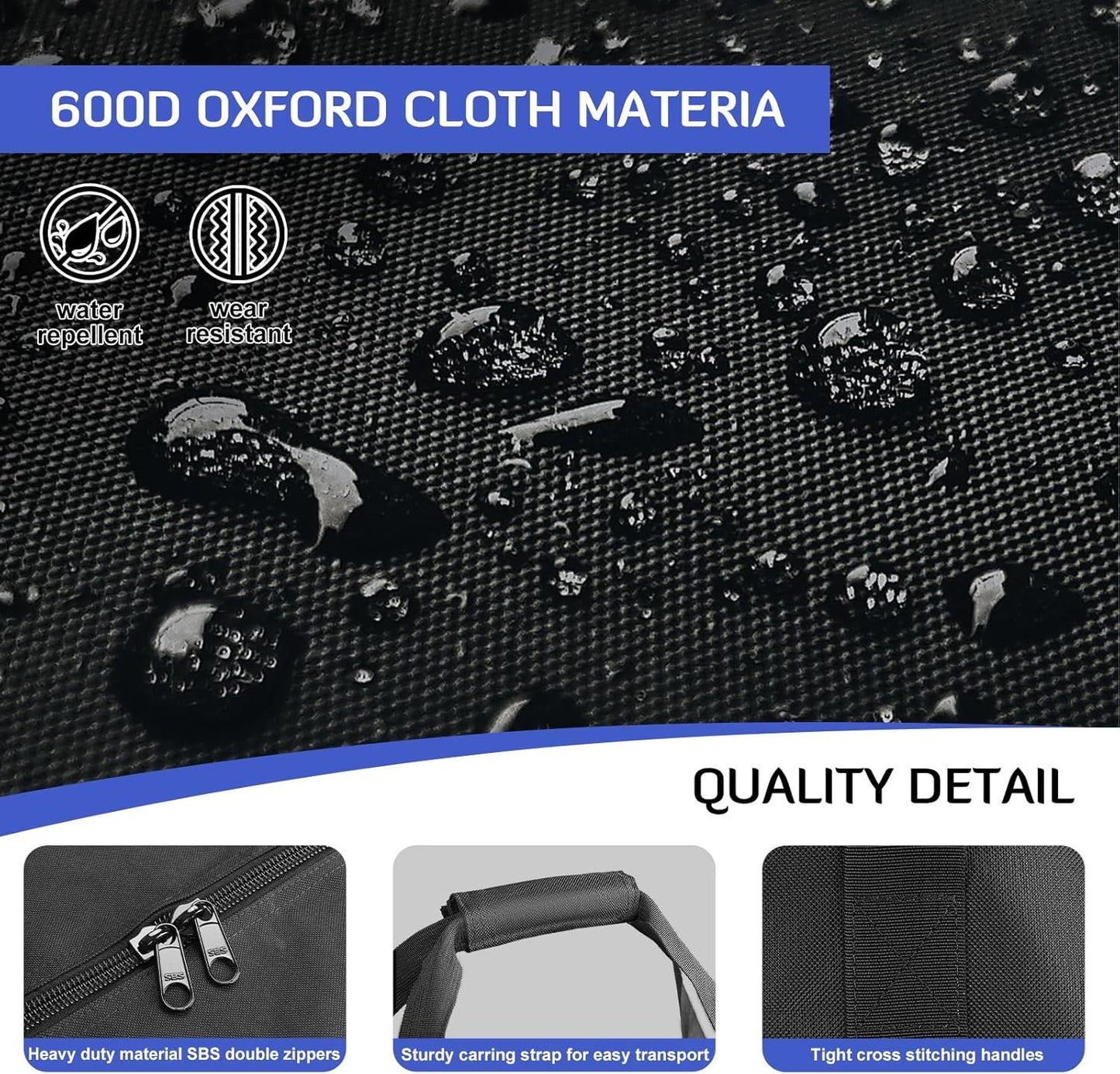 INFANZIA 50inch Sports Duffel Travel Bag, 144L Extra Large Duffel Luggage Bag with Upgrade Zipper, Water Resistant & Foldable Equipment Storage Bag for Camping Tent Tripod Fishing