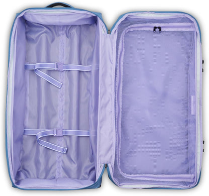 florence by mills Women's Two Wheel Rolling Travel Duffle Bag