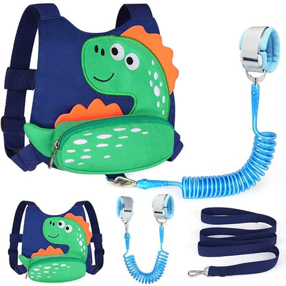 Toddler Harness Leash with Anti Lost Wrist Link, Accmor Cute Dinosaur Kids by Accmor