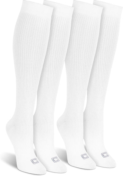 Doctor's Choice Women's Light Compression Over Calf Socks, Medium, Size 9-11