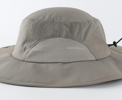 Home Prefer UPF50+ Mens Sun Hat Wide Brim Fishing Hat for Men UV Protection Womens Beach Bucket Hat for Golf Hiking Gardening