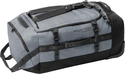 Eagle Creek Cargo Hauler Wheeled Duffel - Durable Duffel Bag for Travel - Easy Access Compartment - Deployable Backpack Straps - Lockable Zipper Opening - Charcoal - 110L