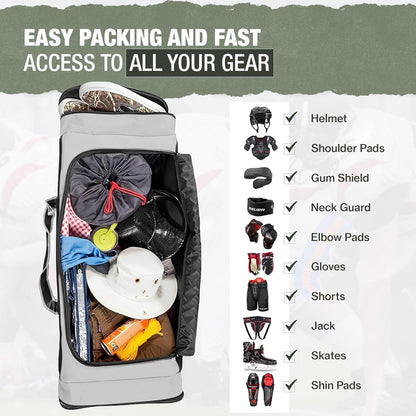 Jetstream Heavy Duty Multi Pocket Durable Sports Gym Equipment Travel Duffel Bag