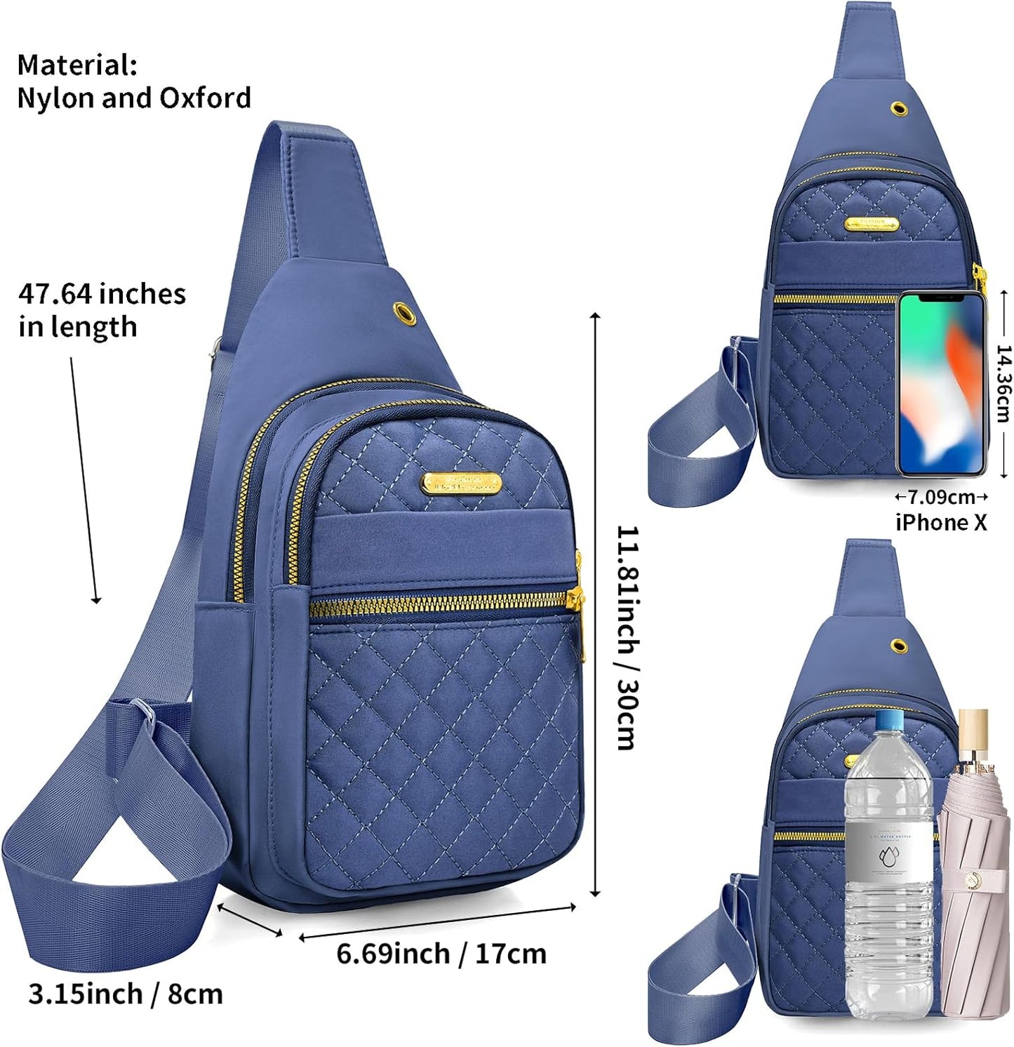 Small Sling Bag For Women Men Casual Crossbody Sling Backpack