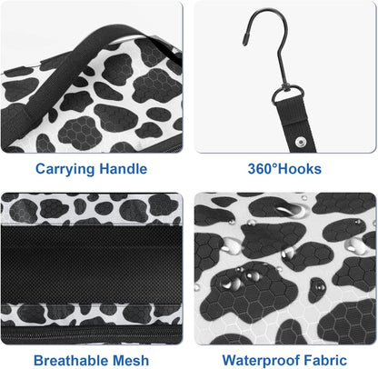 Suitcase Organizer, Travel Luggage Organizer Portable Hanging Travel Shelves Collapsible Hanging Packing Cubes for Carry on Suitcase