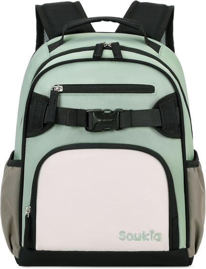 Cute Mini Toddler Backpacks for Boys 2-4 Little Kids Backpack Preschool Bookbag (Pale Pistachio)