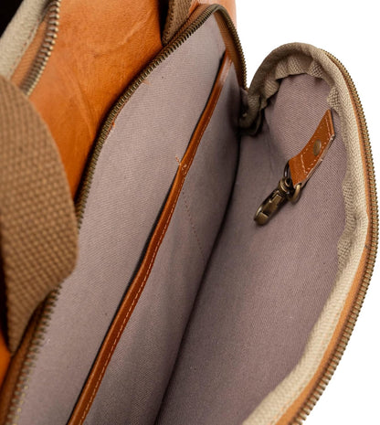 Berliner Bags Vintage Genuine Leather Duffle Denver XL for Travel or the Gym, Weekender Bag with shoe compartment, Overnight Bag for Men and Women - Brown