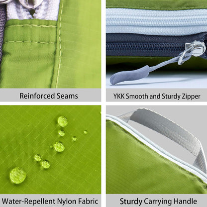 Cipway Compression Packing Cubes Set, Ultralight Expandable Travel Packing Organizers for Carry on Luggage (Green 6pcs)