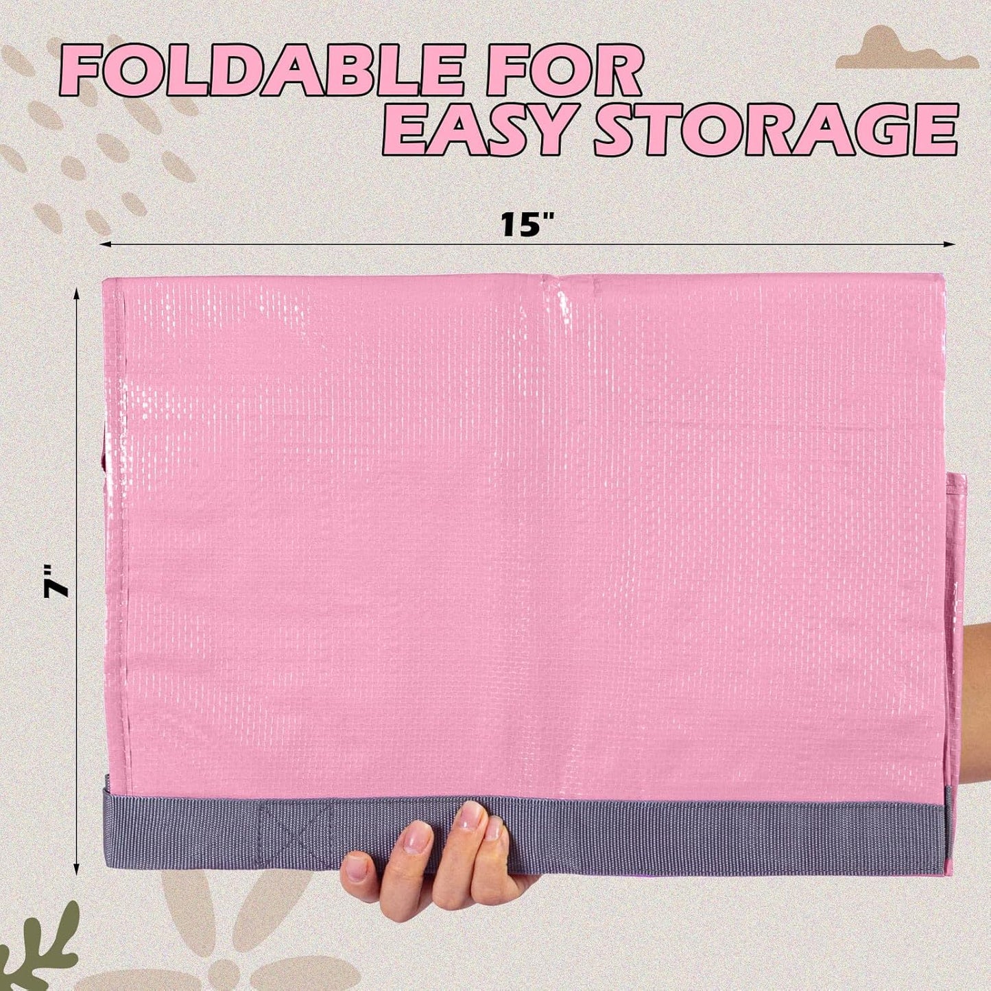 8 Pack Extra Large Moving Bags Heavy Duty Packing Bags with Extra Long Handles and Zippers Storage Totes for College Students Room Dorm Essentials Packing Supplies(Pink)