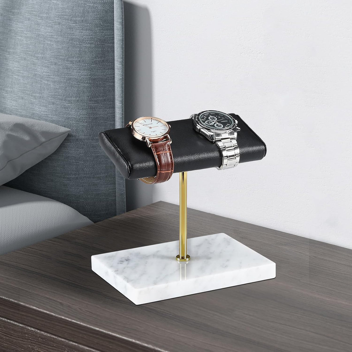 LYS&LYX Watch stand watch display stand watch holder watch Handcrafted watch holder (2--white/glod/black)