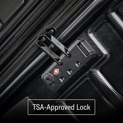 Samsonite Omni 2 Hardside Expandable Spinner Wheel Luggage, Checked Medium 24 in, Nova Teal