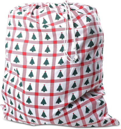 Urban Villa Laundry Bag Canvas|Dirty Clothes Travel Laundry Bag|Machine Washable|Reusable College Hostel Hamper Liner Bag for Garments Delicates Drawstring Closure 1 Pack Tree Print|Size 28X36 Inches
