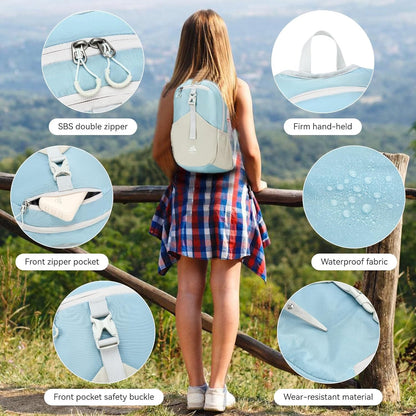 15L Small Hiking Backpack for Women Men Lightweight Packable Backpack Foldable Casual Daypack for Camping Travel Outdoor, Blue