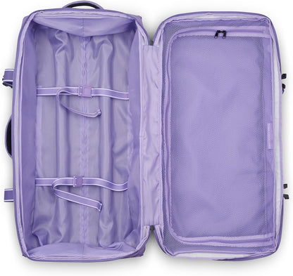 florence by mills Women's Two Wheel Rolling Travel Duffle Bag