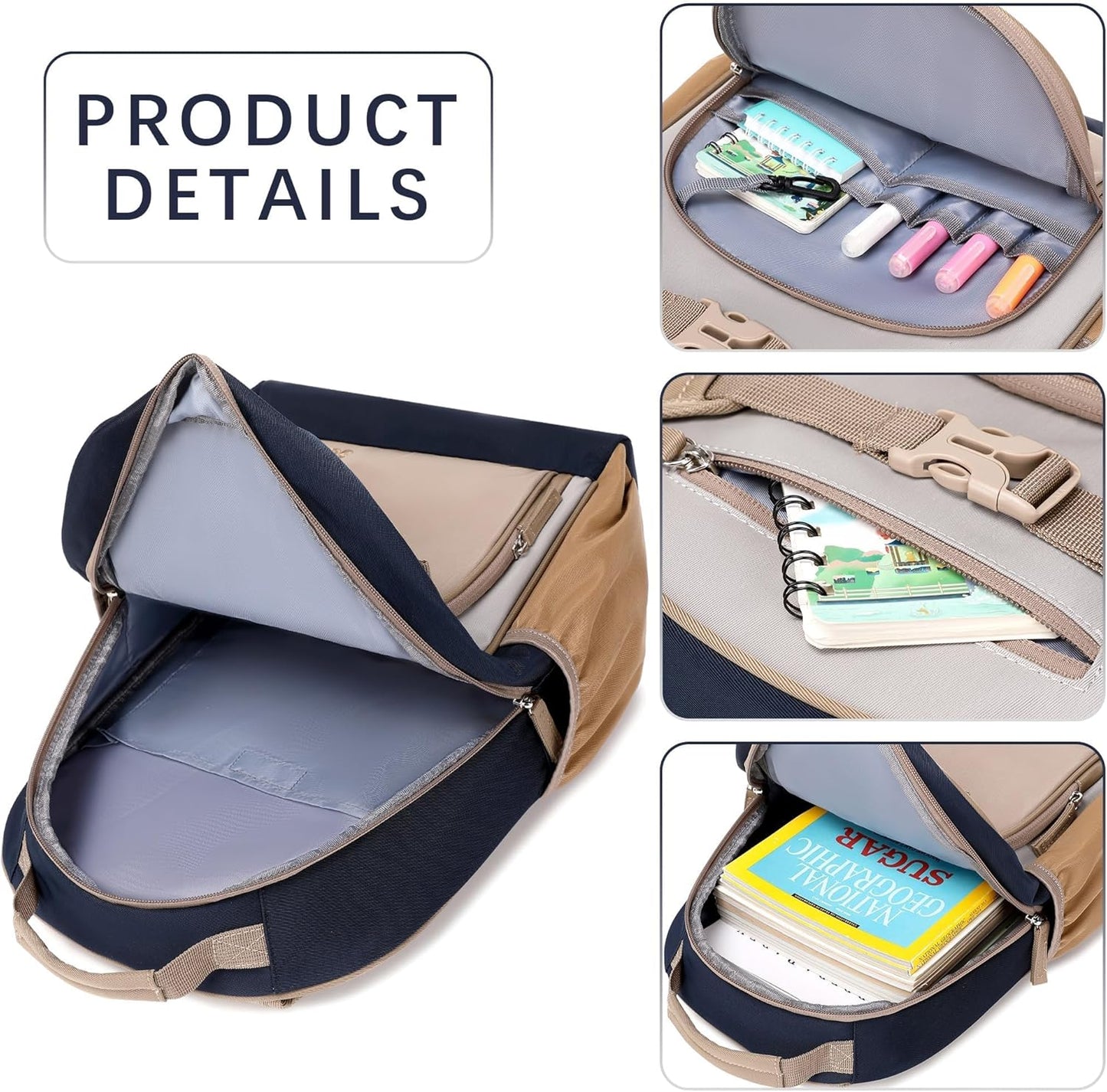 Cute Mini Toddler Backpacks for Boys 2-4 Little Kids Backpack Preschool Bookbag (Brown Gray)