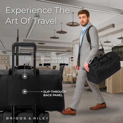 Briggs & Riley Travel Duffel Bag - Weekender & Overnight Luggage for Women & Men, Softside Bag