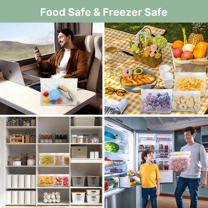 5 Pack Clear Toiletry bags, TSA Approved Quart Size Zipper Bags, PEVA Material Leakproof Travel Makeup Cosmetic Bags, Carry on Airport Airline Compliant Bags for Wome&Men