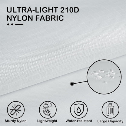 Cipway Compression Packing Cubes, Ultralight Luggage Organizer Bags, Travel Essentials for Carry on Suitcase (3 Piece,White)