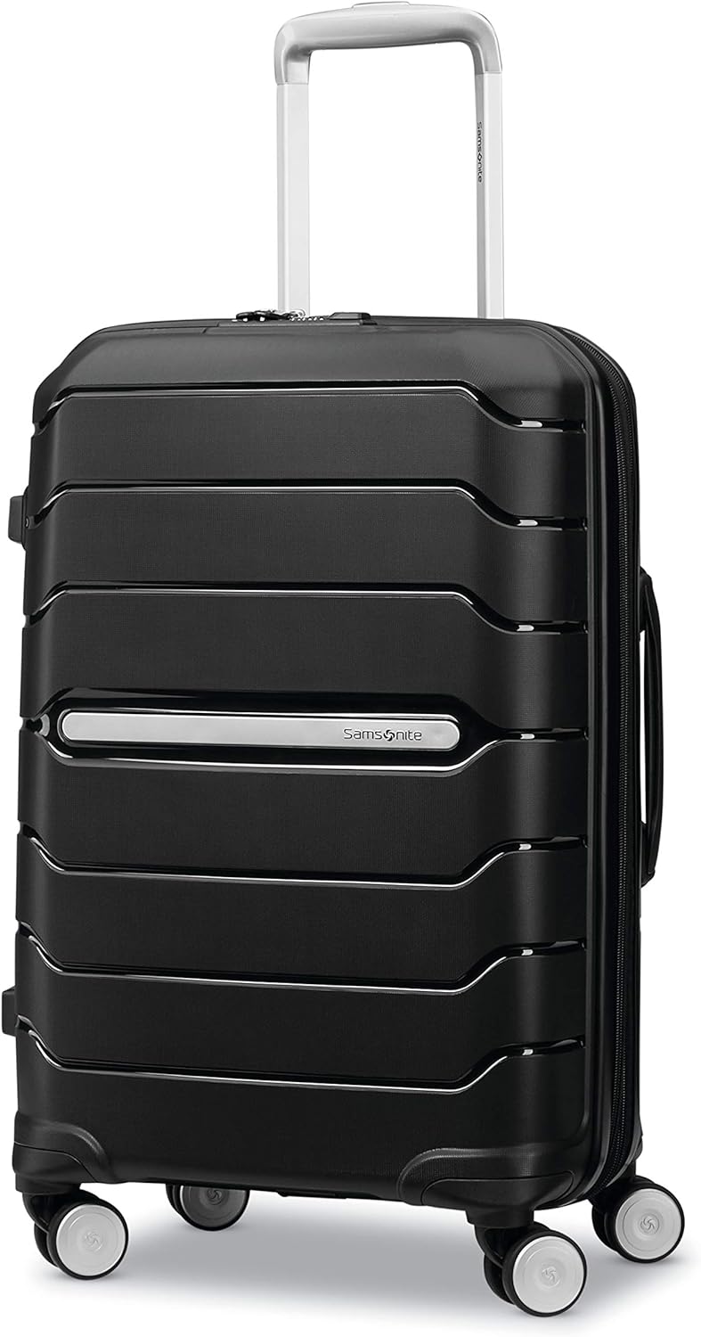 Samsonite Freeform 23-Inch Hardside Carry-On Luggage with Spinner Wheels - Hardshell Carry-On Suitcase - TSA, Airline-Approved - Expandable Hard Shell, Smooth Rolling Wheels for Lightweight Travel.