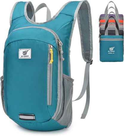 SKYSPER Small Daypack 10L Hiking Backpack Packable Lightweight Travel Day Pack for Women Men